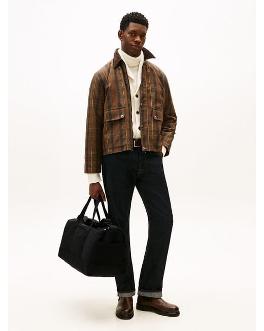 Sac De Sport De Voyage En Tissu À Logo Tommy Hilfiger pour homme en coloris Black