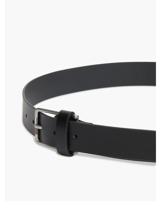Cintura Austin di Tommy Hilfiger in Black da Uomo