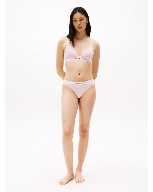 2 Pack Bralette Essential A Triangolo di Tommy Hilfiger in Multicolor
