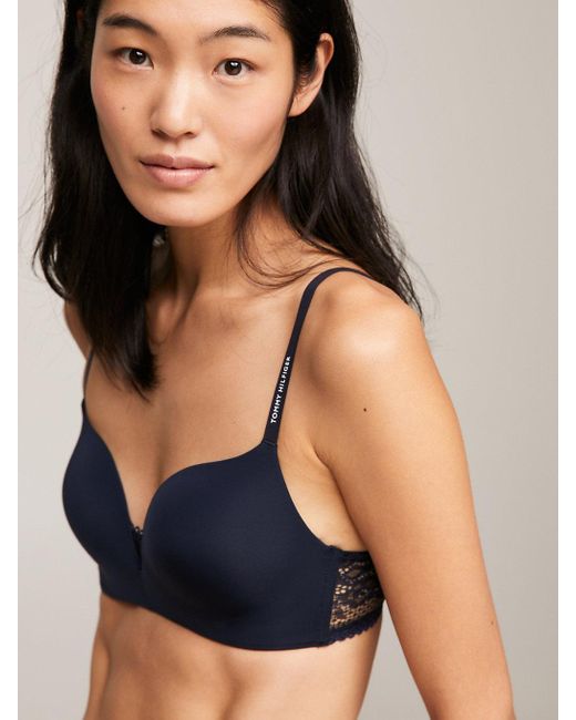 Soutien-Gorge Triangle Push-Up Rembourré Tommy Hilfiger en coloris Black
