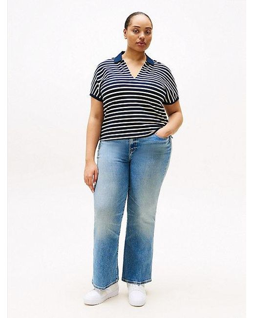 Tommy Hilfiger Blue Curve Relaxed Fit Poloshirt