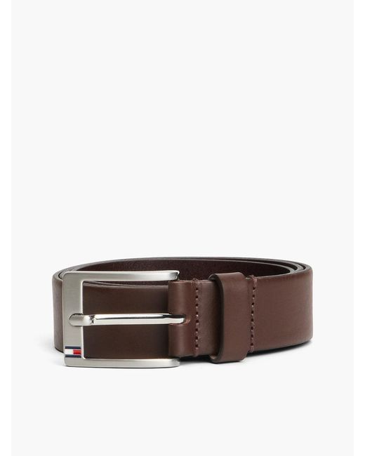 Tommy Hilfiger Brown Leather Belt for men