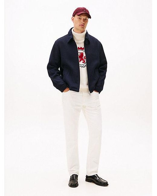 Pantalón Denton Recto En Tejido Moleskin Tommy Hilfiger de hombre de color Blue