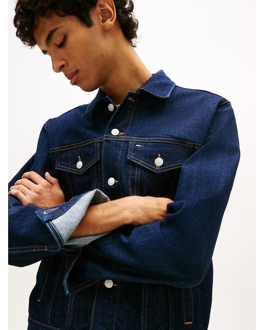 Tommy Hilfiger Blue Ryan Regular Denim Trucker Jacket for men