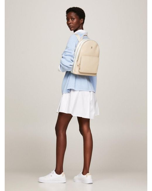 Tommy Hilfiger Essential Th Monogram Small Dome Backpack in