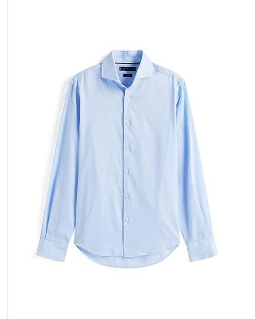 Camisa Oxford De Corte Slim Tommy Hilfiger de hombre de color Blue