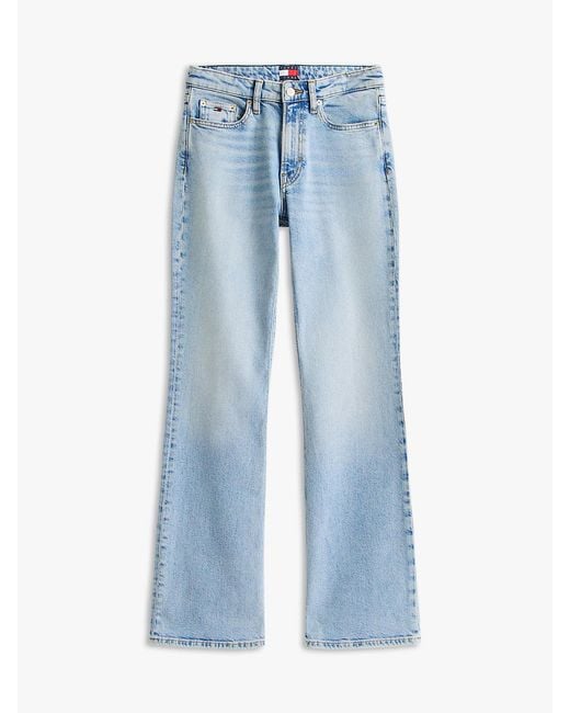 Tommy Hilfiger Red Faded Mid Rise Bootcut Jeans
