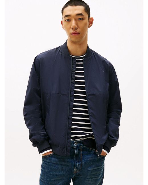 Bomber Décontracté Déperlant Tommy Hilfiger pour homme en coloris Blue