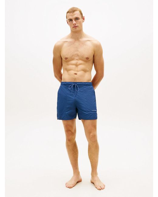 Tommy Hilfiger Blue Original Ripstop Mid Length Swim Shorts for men