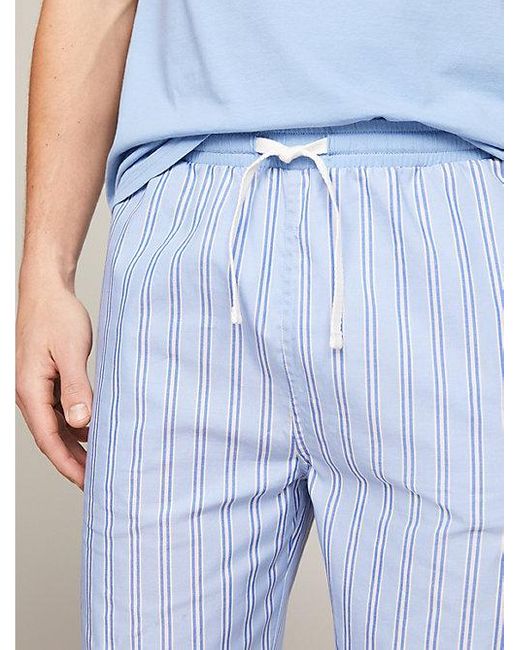 Pijama corto TH Original con cierre de cordón Tommy Hilfiger de hombre de color Blue