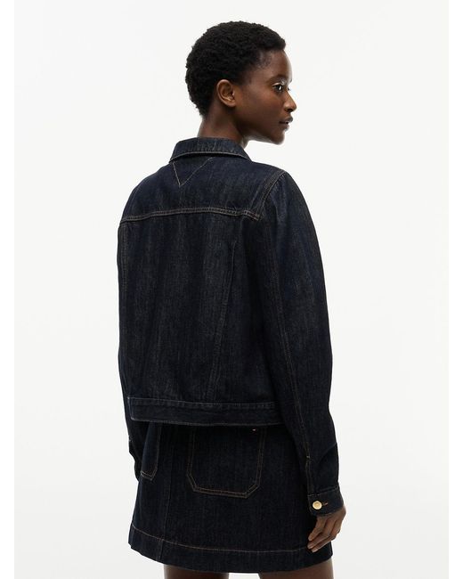 Tommy Hilfiger Blue Tone Button Denim Jacket