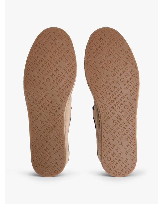 Tommy Hilfiger White Canvas Mary Jane Espadrilles