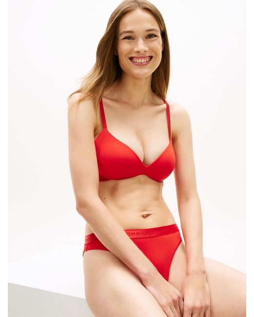 Tommy Hilfiger Repeat Logo Non-Wired Push-Up Bra