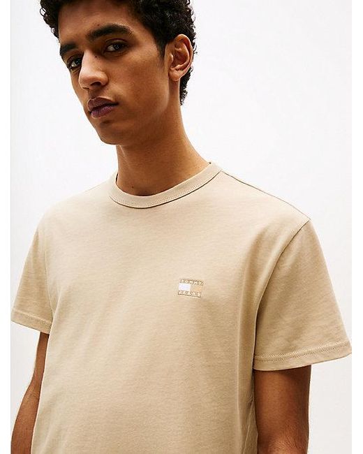 Tommy Hilfiger T-Shirt Mit Farblich Abgestimmtem Tommy-Badge in Blue für Herren