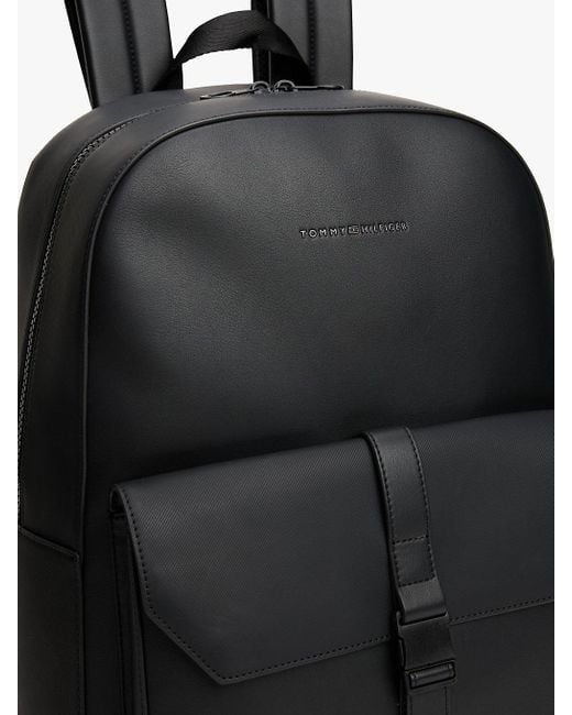 Zaino Con Logo di Tommy Hilfiger in Black da Uomo