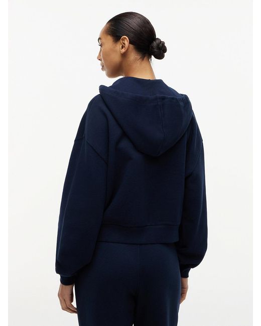 Tommy Hilfiger Blue Terry Relaxed Zip-Thru Hoody