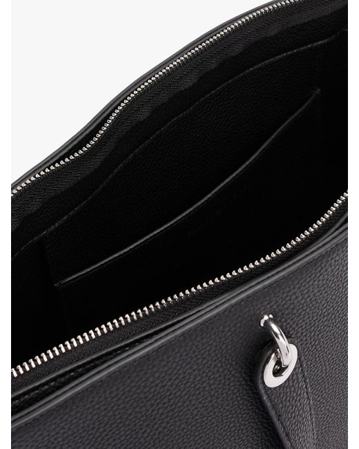 Tommy Hilfiger Black Th Emblem Tote
