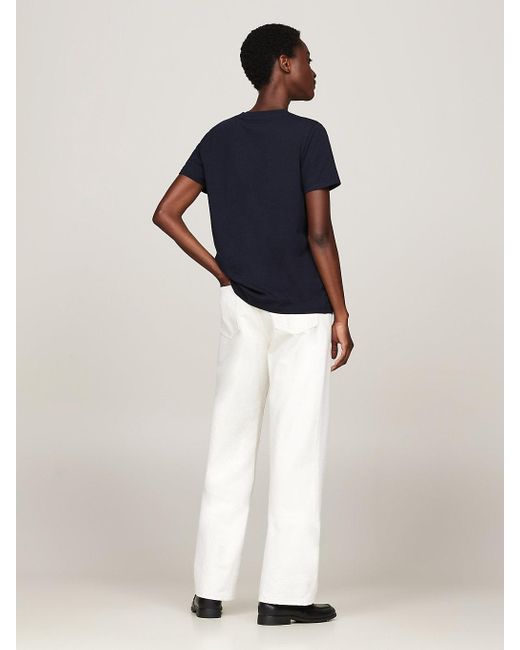 Tommy Hilfiger Blue 1985 Collection Logo T-shirt
