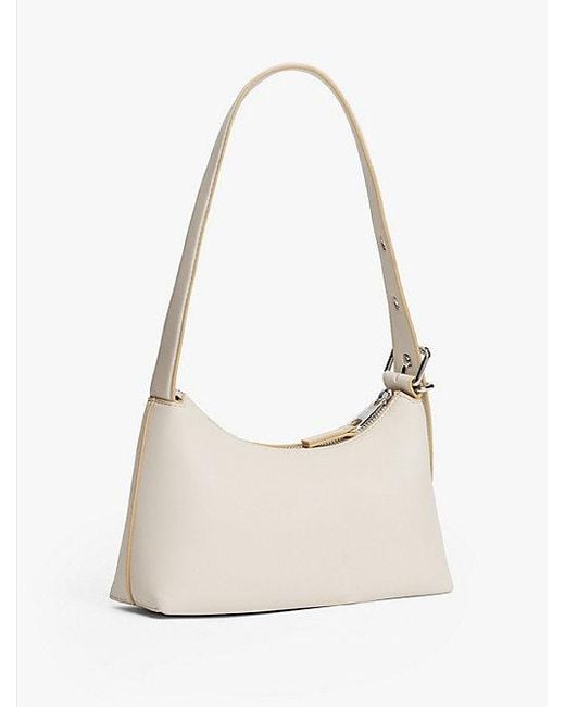 Tommy Hilfiger Natural Schultertasche Mit Logo-Emblem