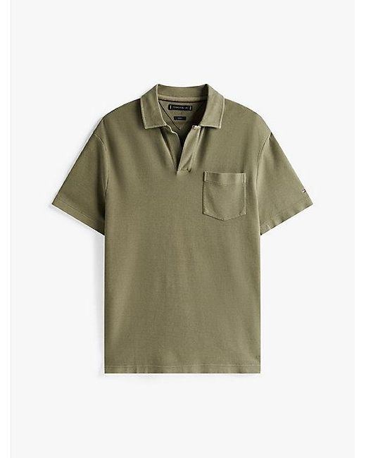 Tommy Hilfiger Relaxed Fit Gewassen Polo in het Green voor heren