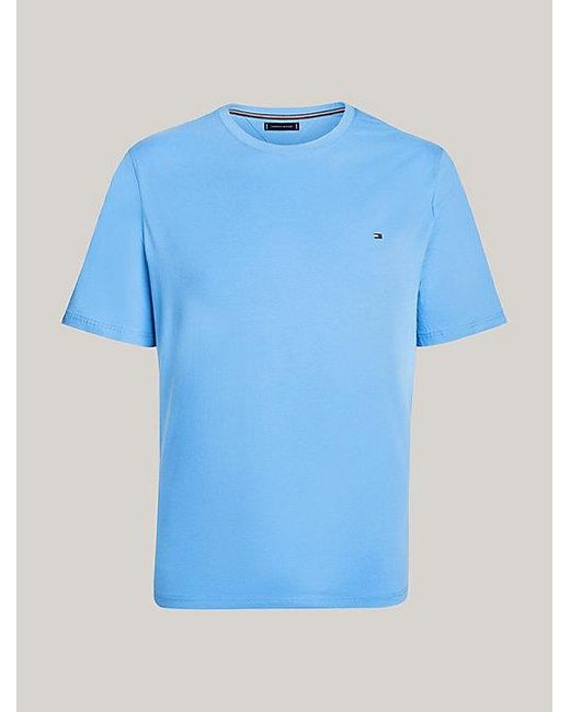 Tommy Hilfiger Plus Regular Fit T-Shirt mit Rundhalsausschnitt in Blue für Herren