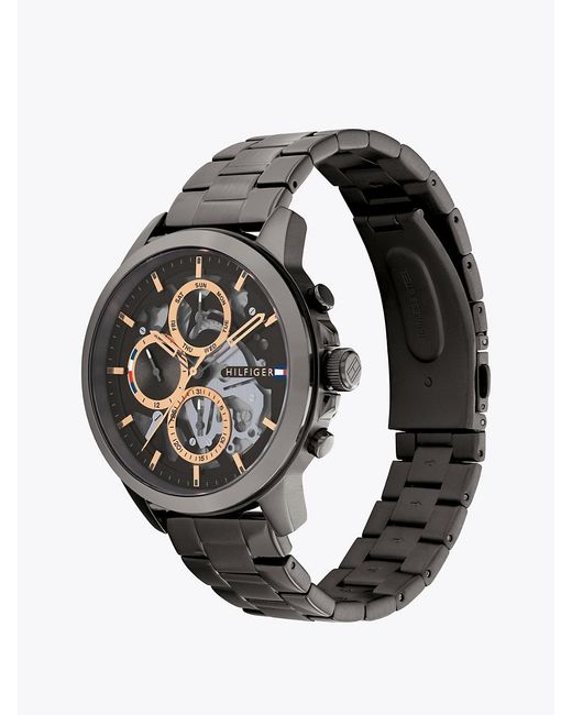 Tommy Hilfiger Gray Grey Stainless Steel Watch for men