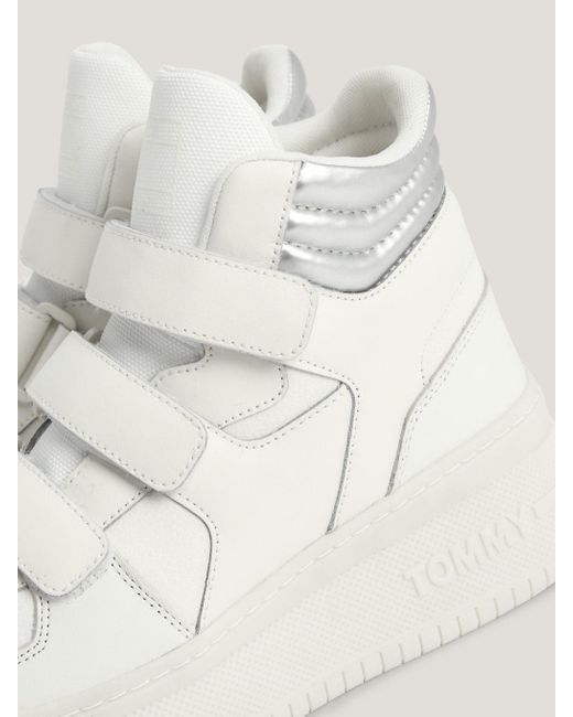 Tommy Hilfiger Natural Retro High-top Chunky Flatform Trainers