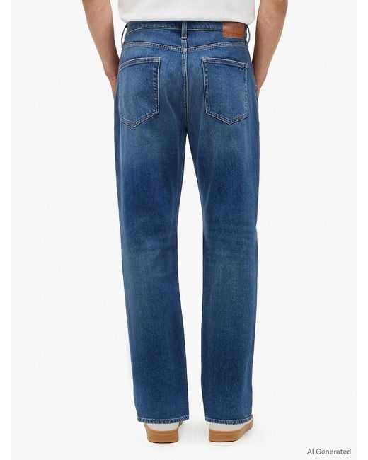 Tommy Hilfiger Blue Otis Regular Straight Jeans for men