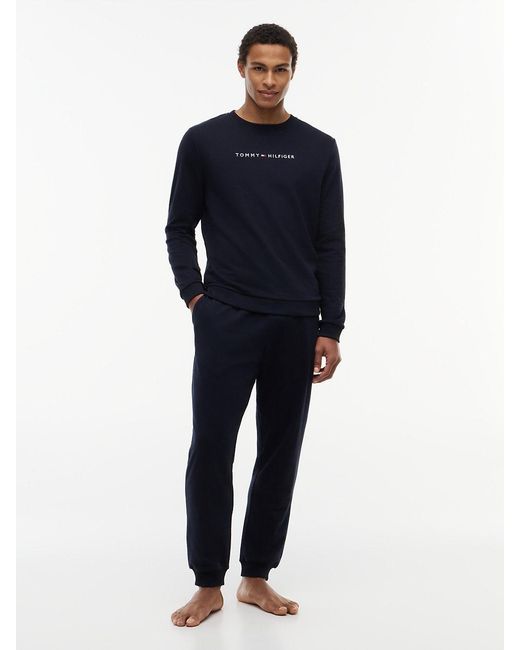 Tommy Hilfiger Blue Th Original French Terry Lounge Sweatshirt for men