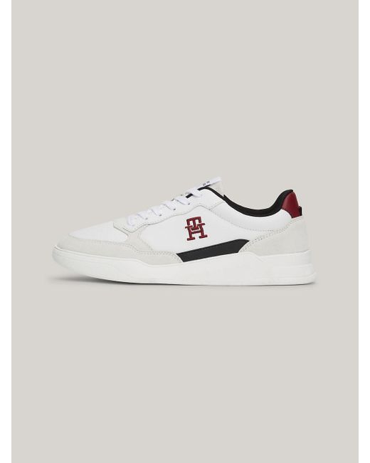 Tommy Hilfiger Metallic Elevated Cupsole Leather Trainers for men