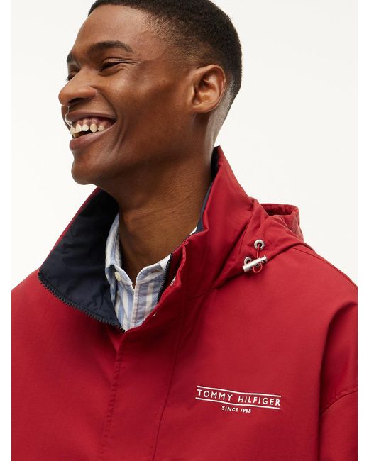 Tommy Hilfiger Red Reversible Regatta Jacket for men