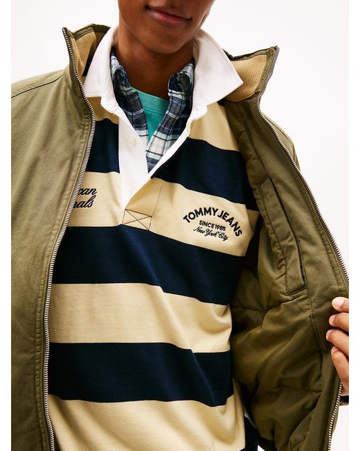 Tommy Hilfiger Multicolor Twill Relaxed Padded Jacket for men