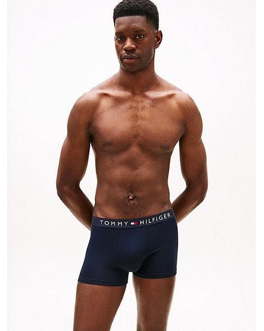 Tommy Hilfiger Original Set Van 3 Boxershorts Met Logotaille in het Blue voor heren