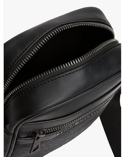 Tommy Hilfiger Crossbody-Reportertas Met Th-Monogram in het Black voor heren