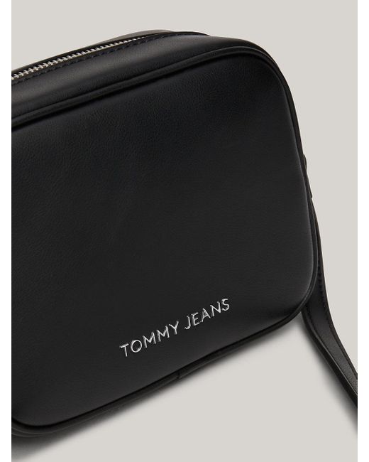 Tommy Hilfiger Black Essential Logo Small Crossover Camera Bag