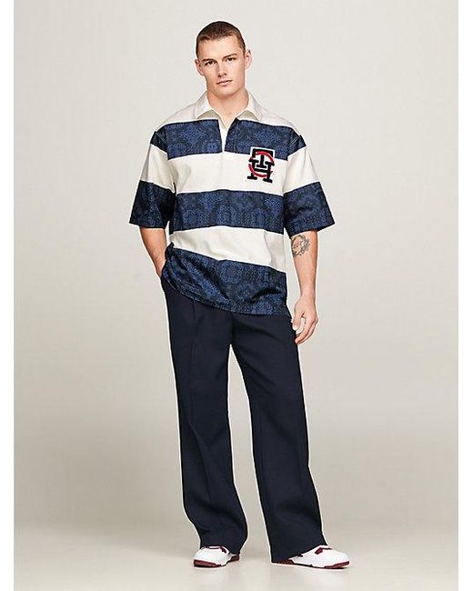 Tommy Hilfiger Tommy x CLOT Regular Fit Poloshirt in Blue für Herren