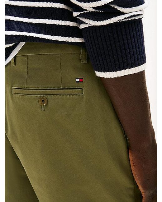 Tommy Hilfiger Harlem 1985 Chino Short Met Relaxed Fit in het Blue voor heren