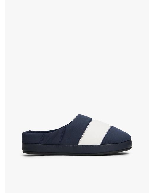 Slippers Trapuntate Color Block di Tommy Hilfiger in Blue da Uomo