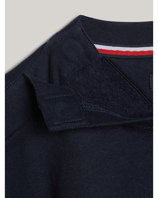 Tommy Hilfiger Blue Adaptive Logo Regular Sweatshirt for men