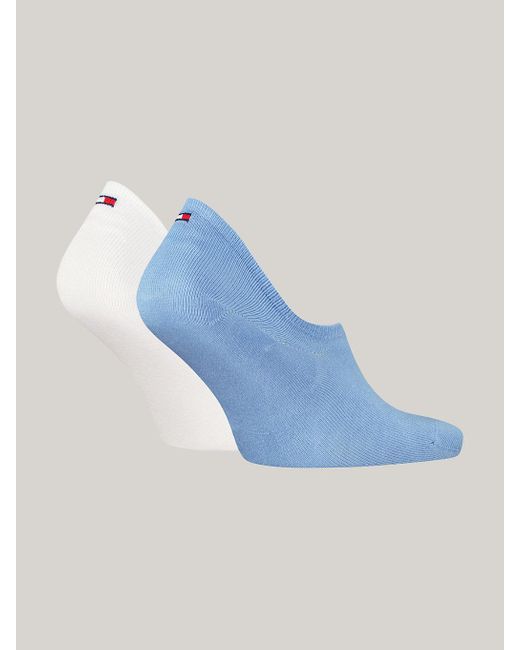 Tommy Hilfiger Blue 2-pack Flag Footie Socks