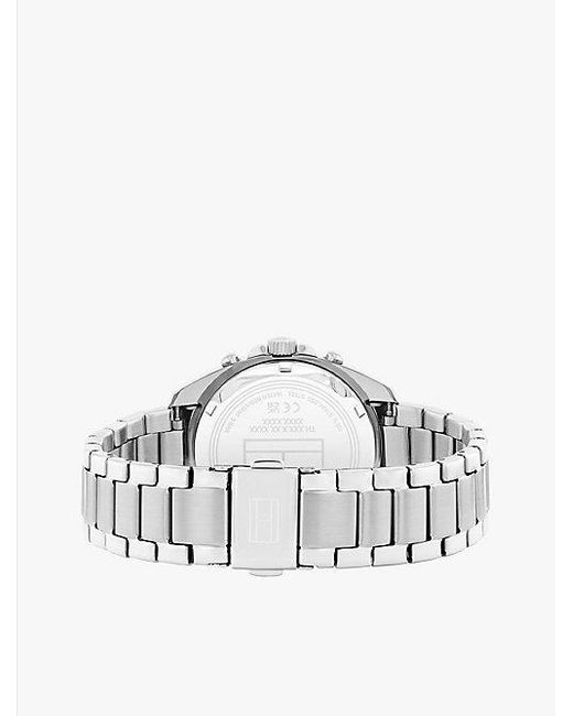 Reloj Con Esfera Verde Y Subesferas Tommy Hilfiger de color Metallic