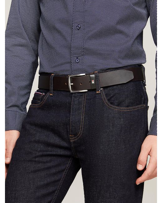 Cintura di Tommy Hilfiger in Black da Uomo