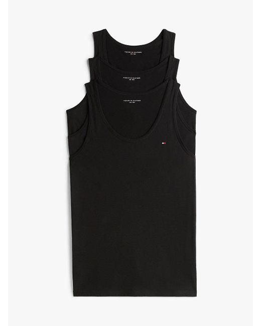 Tommy Hilfiger White 3-pack Signature Tank Tops for men