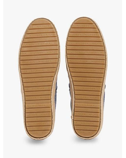 Alpargatas Con Acabado Chambray Tommy Hilfiger de hombre de color White