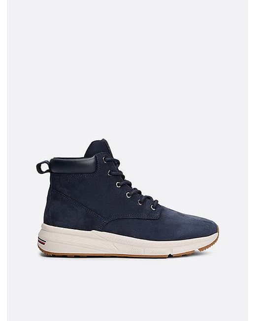 Tommy Hilfiger Hybrid-Boot Aus Leder in Blue für Herren