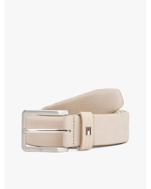 Cintura di Tommy Hilfiger in Natural da Uomo