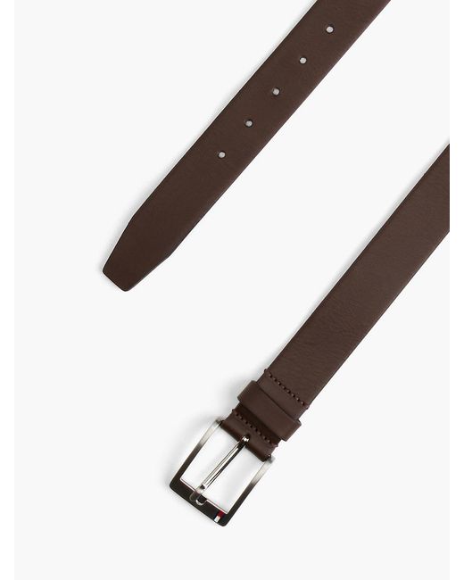 Tommy Hilfiger Brown Leather Belt for men