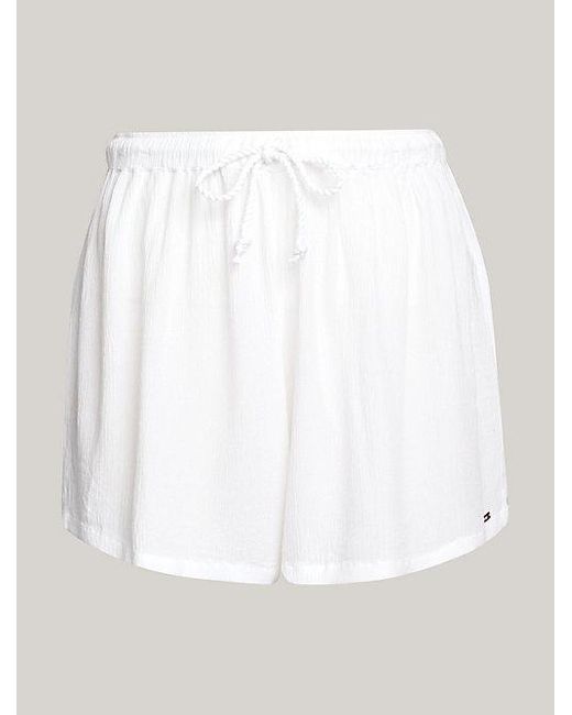 Pantalón corto de playa TH Essential Tommy Hilfiger de color White