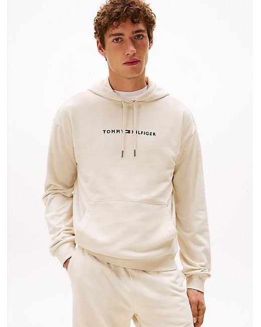 Tommy Hilfiger Original Lounge-Hoodie Met Trekkoord En Logo in het White voor heren