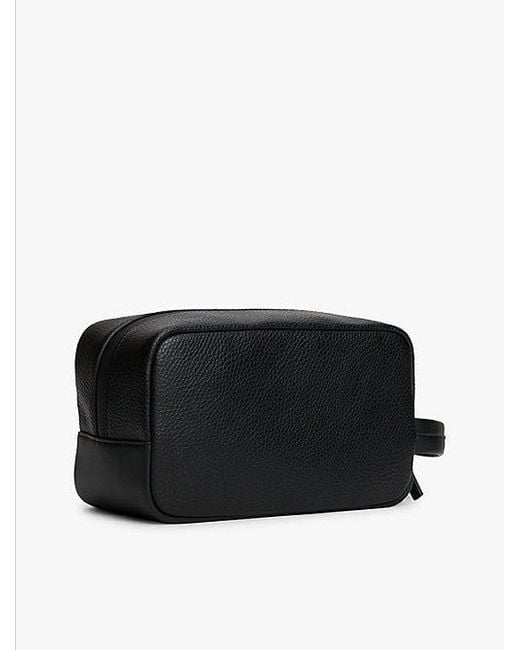 Tommy Hilfiger Modern Toilettas Met Metalen Logo in het Black voor heren